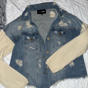 Fashion Nova Light Blue Denim Jacket